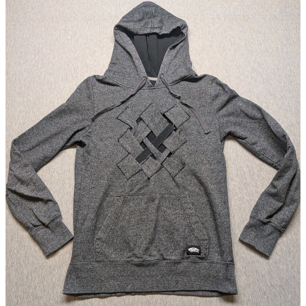 Vans Gray Hoodie with Black Accents
